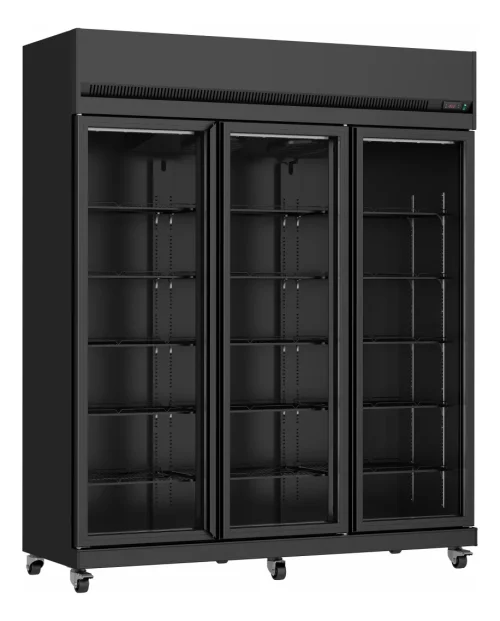 Heladera Expositor Refrigerado 3 Puertas Iccold Linea Black