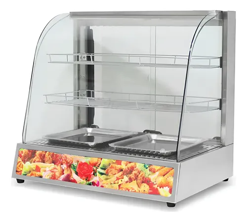 Vitrina De Calor Húmedo V/curvo Sobre Mostrador.